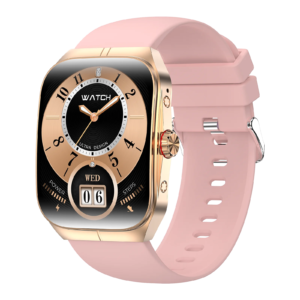 AMOLED Curved Screen Smartwatch with Health Monitor & BT Call