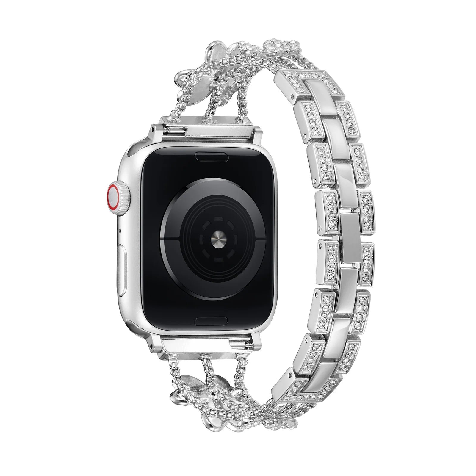 Diamond Strap Watch Case & Band for Apple Watch 41mm/45mm Series 8/7/6 5