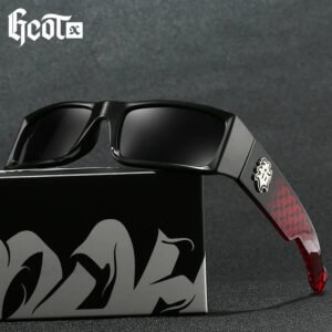 DUBERY Men's Blue Polarized UV400 Sunglasses for Motorcycle Riding