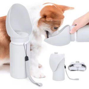 Eco-Friendly Portable Pet Water Bottle for Hiking & Travel