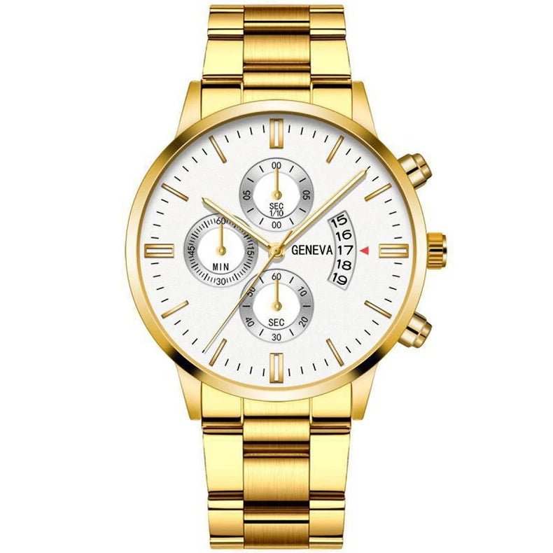 Men's Luxury Quartz Watch with Multifunctional Calendar 2024 10