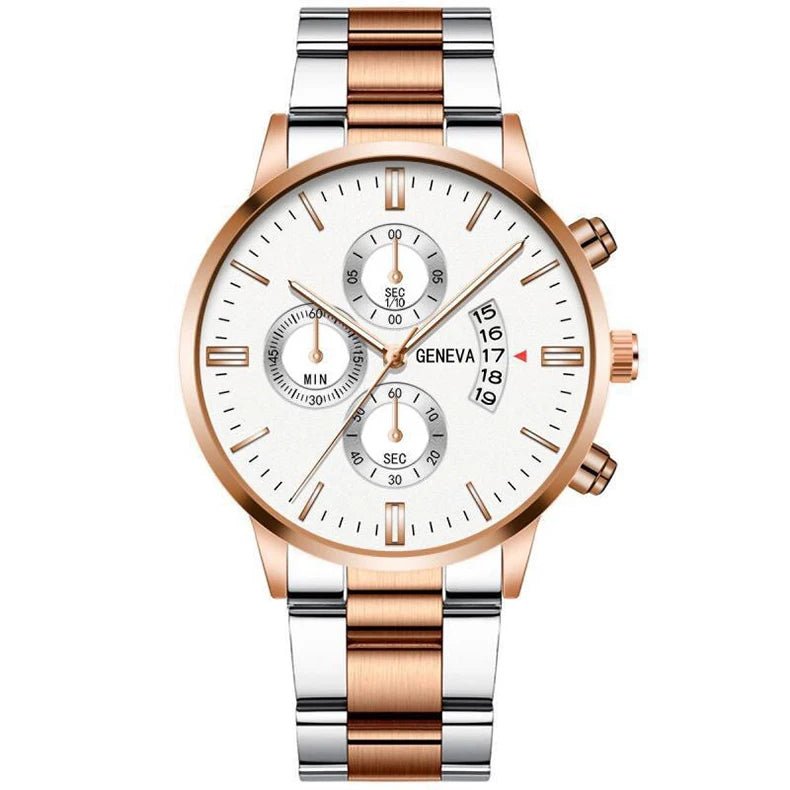 Men's Luxury Quartz Watch with Multifunctional Calendar 2024 11