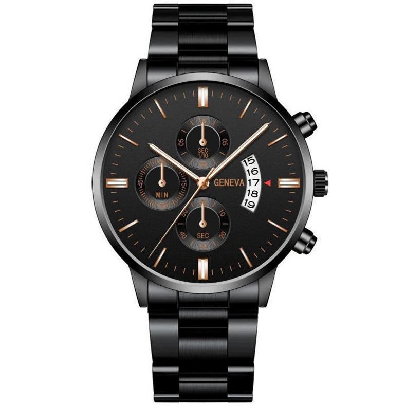 Men's Luxury Quartz Watch with Multifunctional Calendar 2024 4