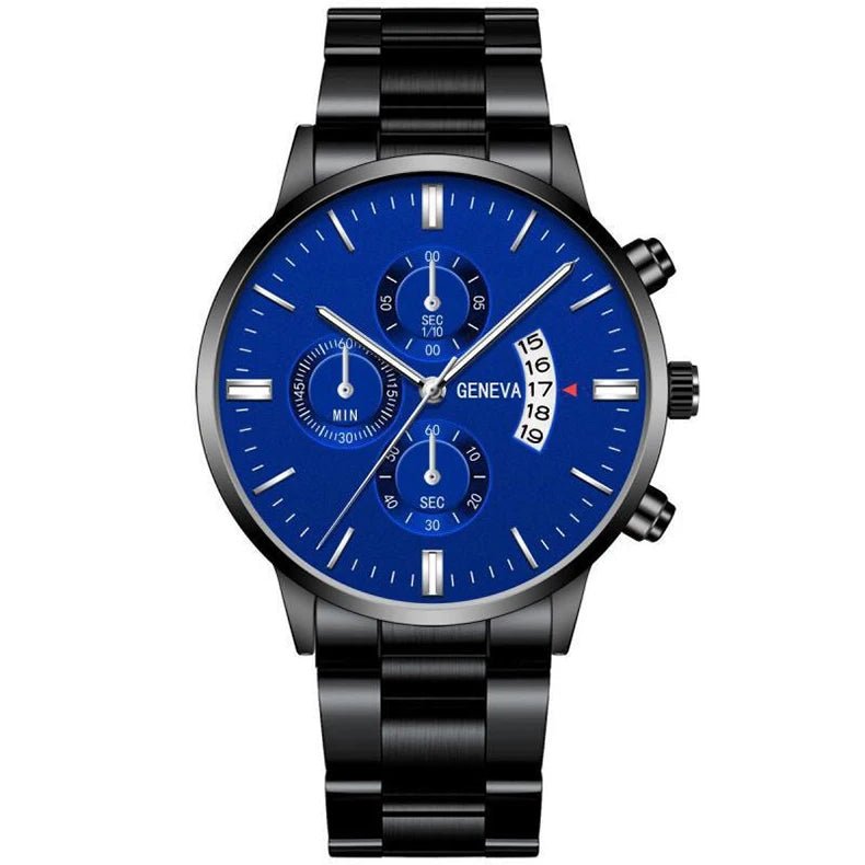 Men's Luxury Quartz Watch with Multifunctional Calendar 2024 5