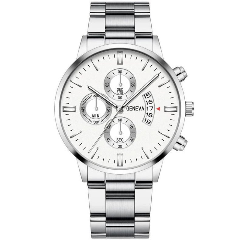 Men's Luxury Quartz Watch with Multifunctional Calendar 2024 6
