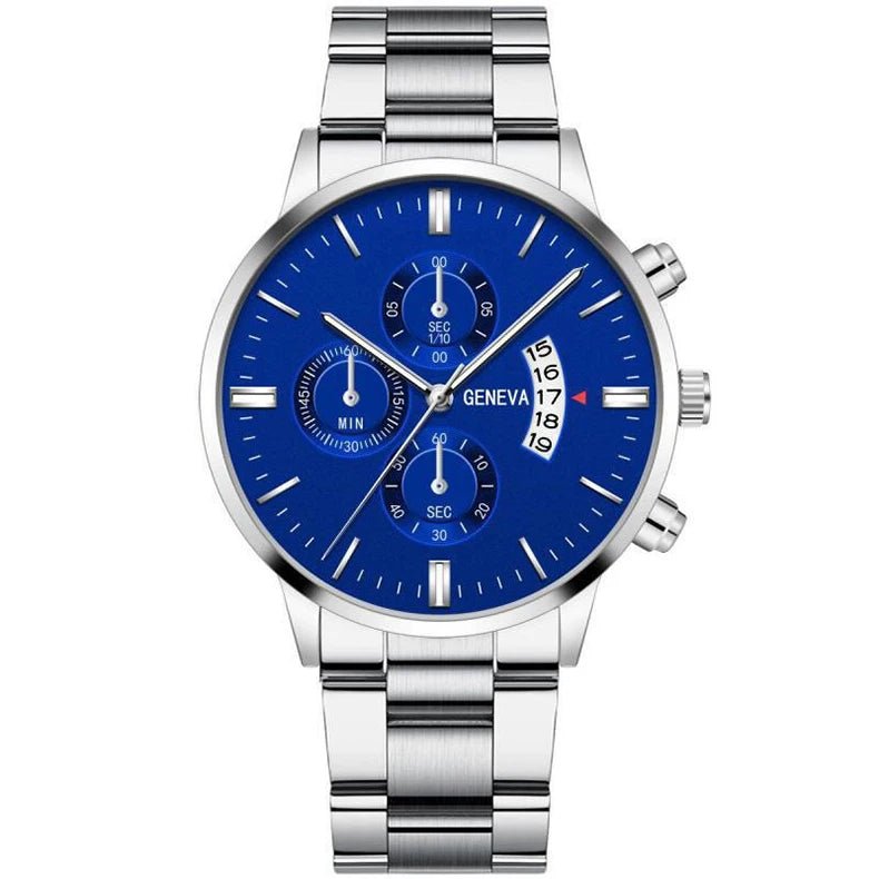 Men's Luxury Quartz Watch with Multifunctional Calendar 2024 8