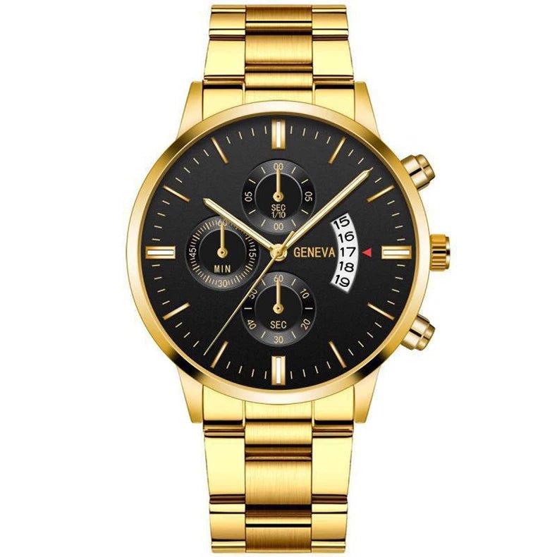 Men's Luxury Quartz Watch with Multifunctional Calendar 2024 9