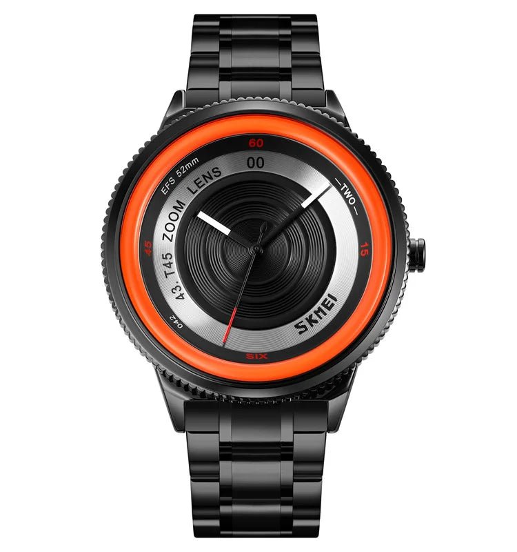 Men's Luxury Waterproof Quartz Watch with Wheel Design 6