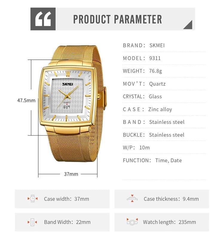 Men's Quartz Watch - Elegant, High-Quality Design 4