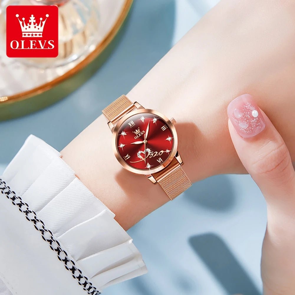 OLEVS Women's Luxury Waterproof Quartz Watch 1