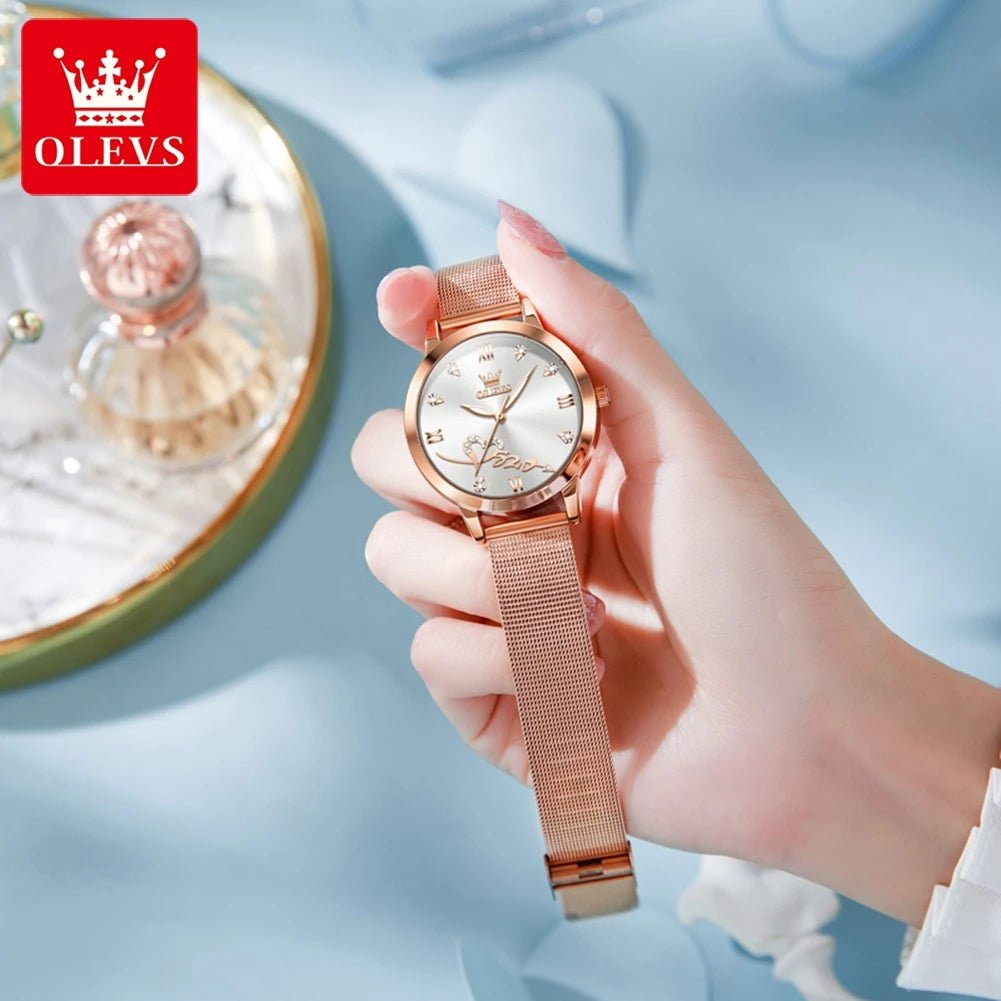 OLEVS Women's Luxury Waterproof Quartz Watch 2