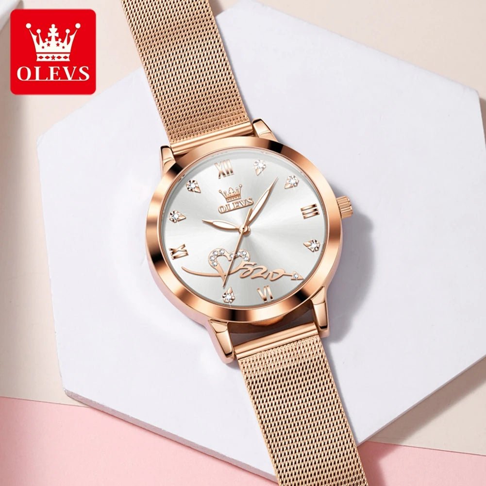 OLEVS Women's Luxury Waterproof Quartz Watch 3