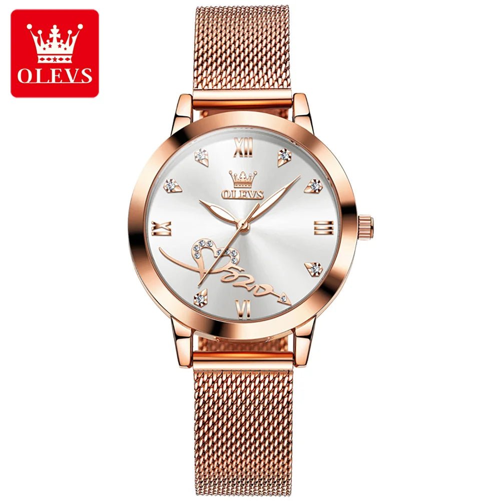 OLEVS Women's Luxury Waterproof Quartz Watch 7