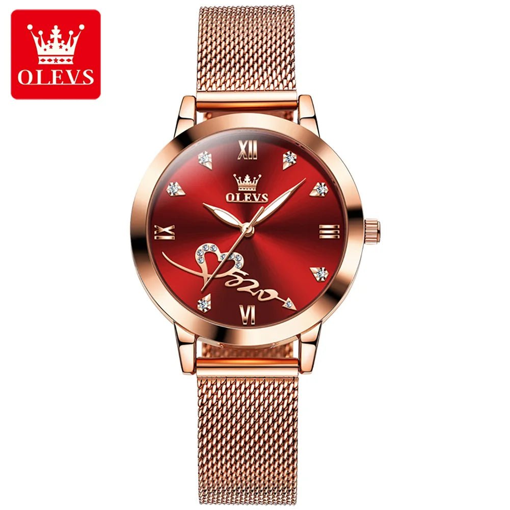 OLEVS Women's Luxury Waterproof Quartz Watch 8