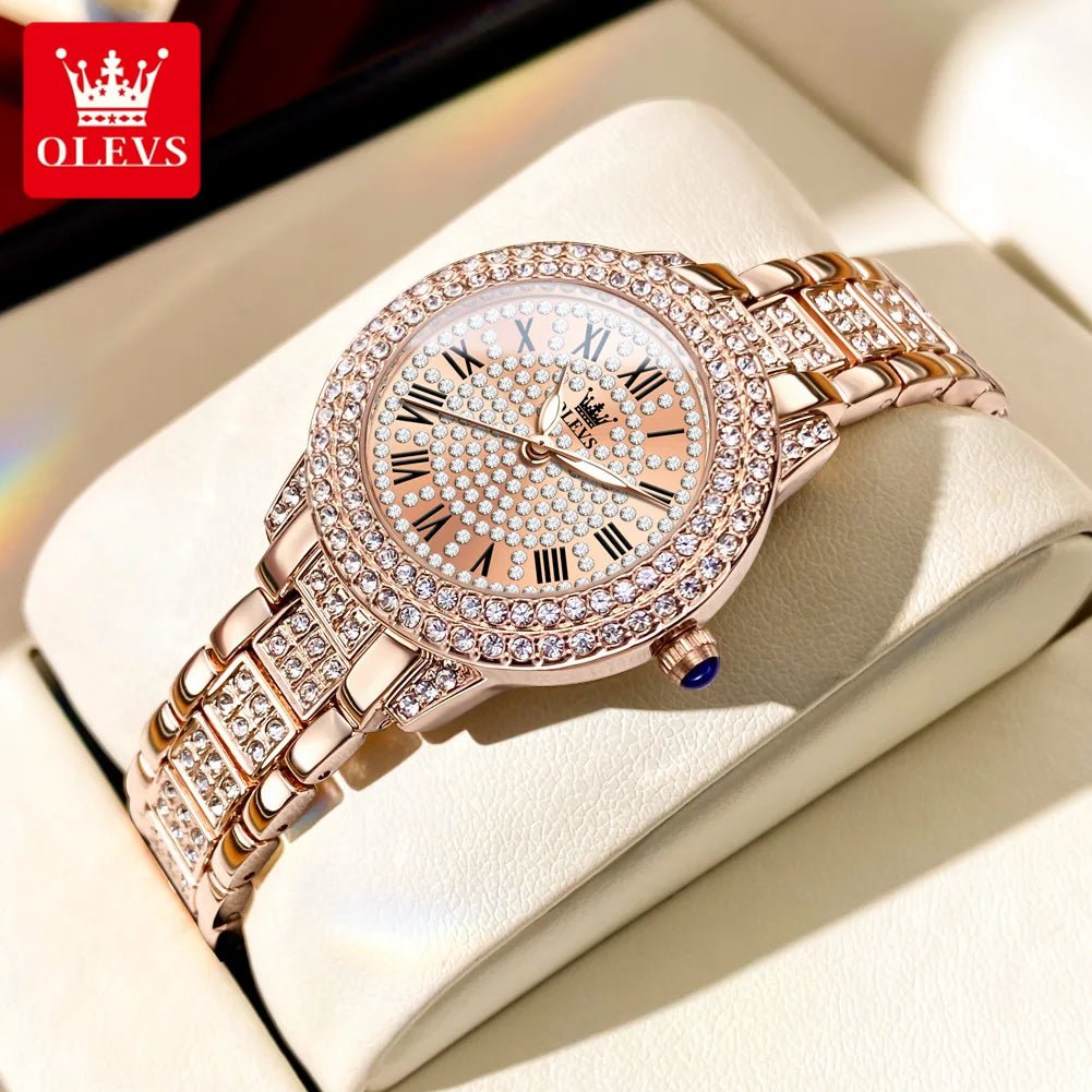 OLEVS Women's Quartz Bracelet Watch 4