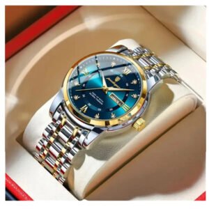 POEDAGAR Luxury Men's Luminous Quartz Watch