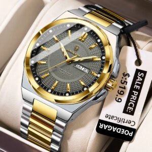 Poedagar Men's Luxury Waterproof Quartz Watch 8