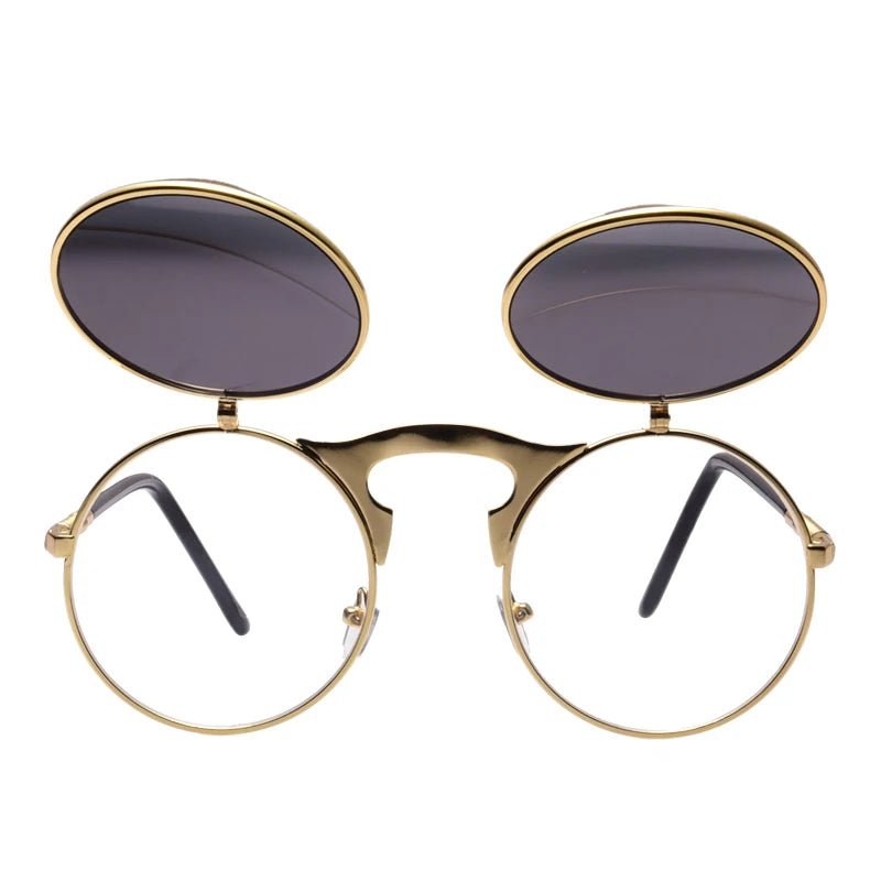 Steampunk Metal Circle Sunglasses for Men & Women 1