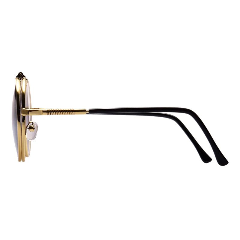 Steampunk Metal Circle Sunglasses for Men & Women 2