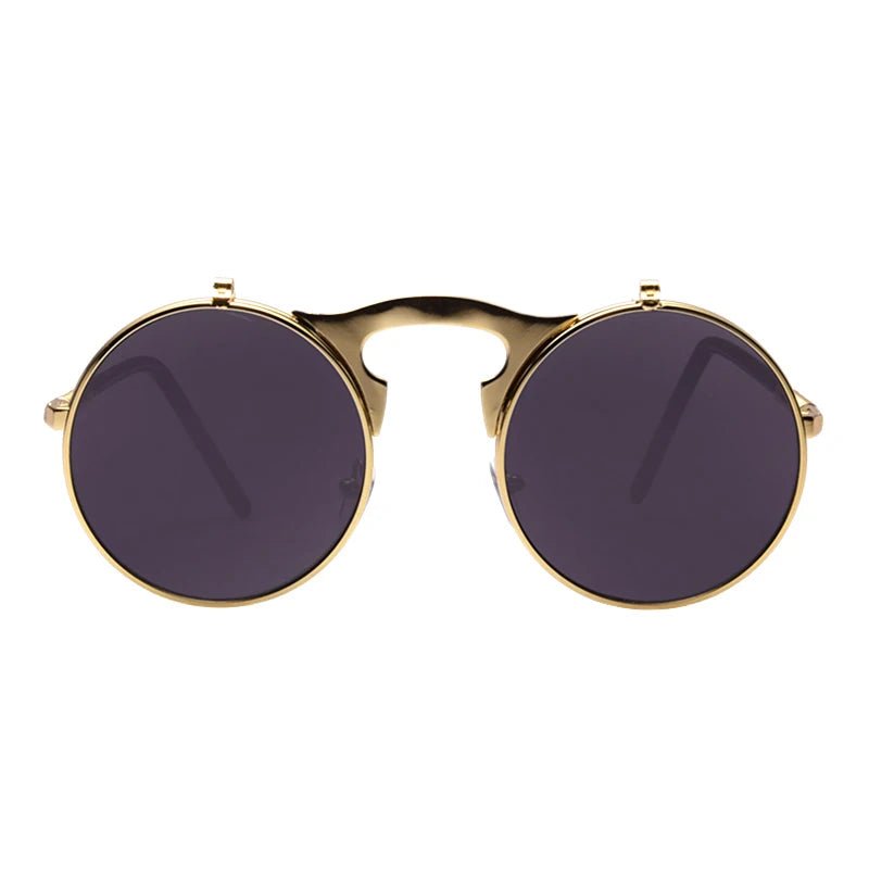 Steampunk Metal Circle Sunglasses for Men & Women 3