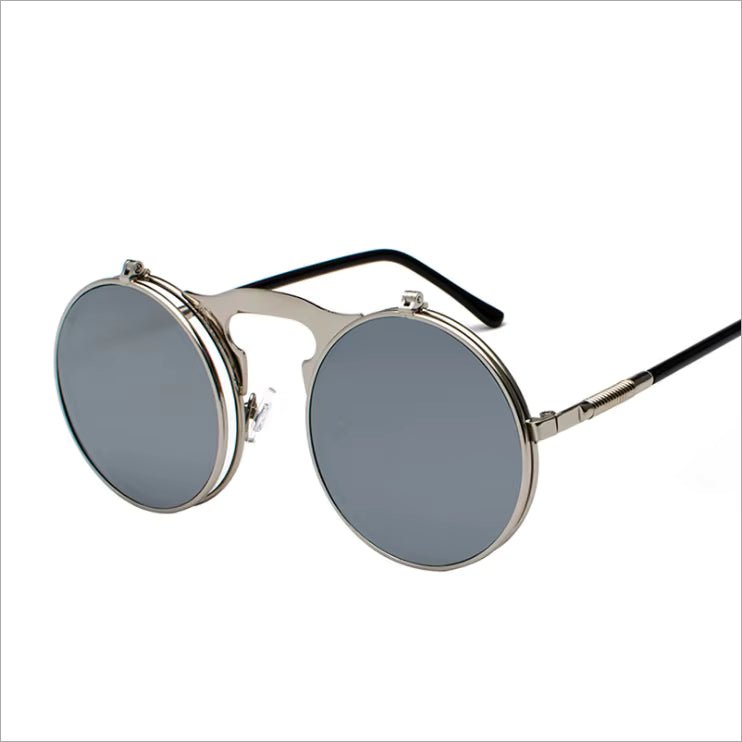 Steampunk Metal Circle Sunglasses for Men & Women 7