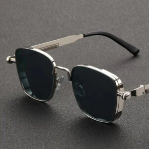 Steampunk Metal Frame Square Sunglasses Unisex