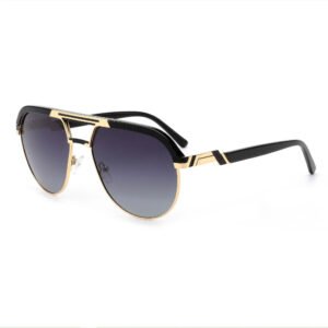 Vintage Pilot Sunglasses with Gradient Lenses for Men & Women