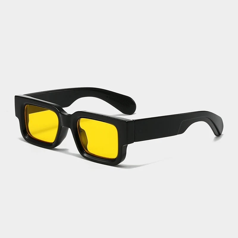Vintage Rectangle Sunglasses UV400 Chunky Frames Unisex Fashion 10