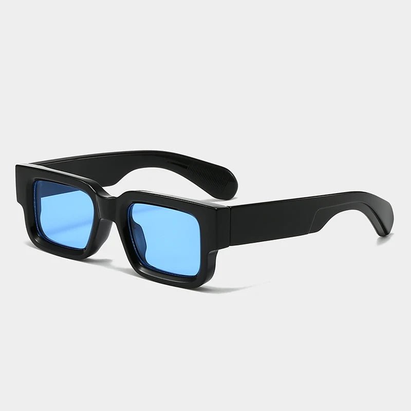 Vintage Rectangle Sunglasses UV400 Chunky Frames Unisex Fashion 12