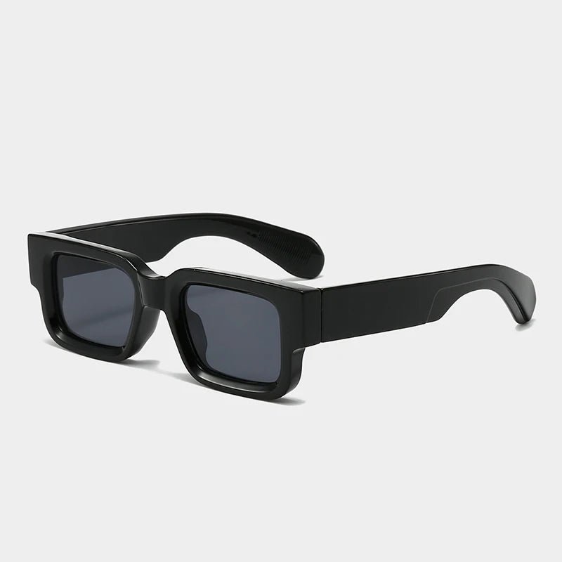 Vintage Rectangle Sunglasses UV400 Chunky Frames Unisex Fashion 7
