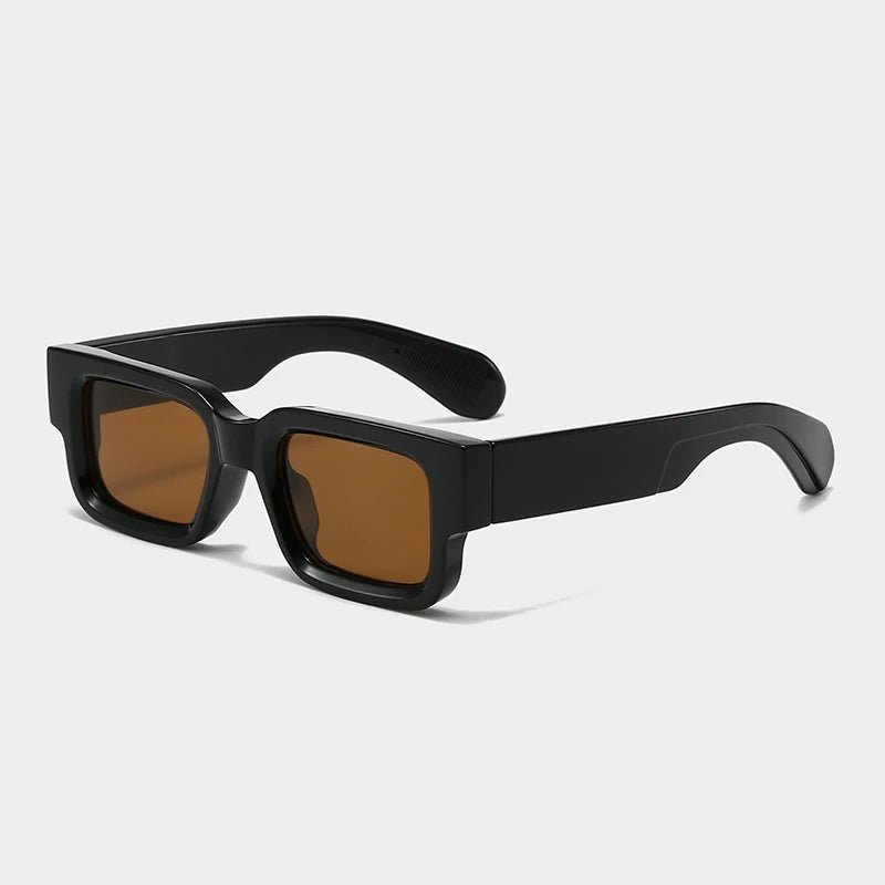 Vintage Rectangle Sunglasses UV400 Chunky Frames Unisex Fashion 8